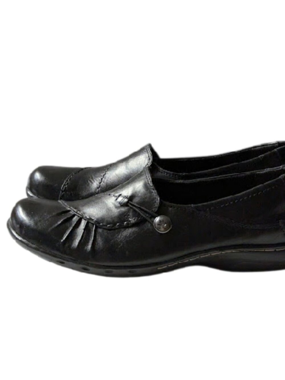 Cobb Hill Rockport Paulette Black Leather Cushion Comfort Loafers Size 9 NWOB - Picture 5 of 7